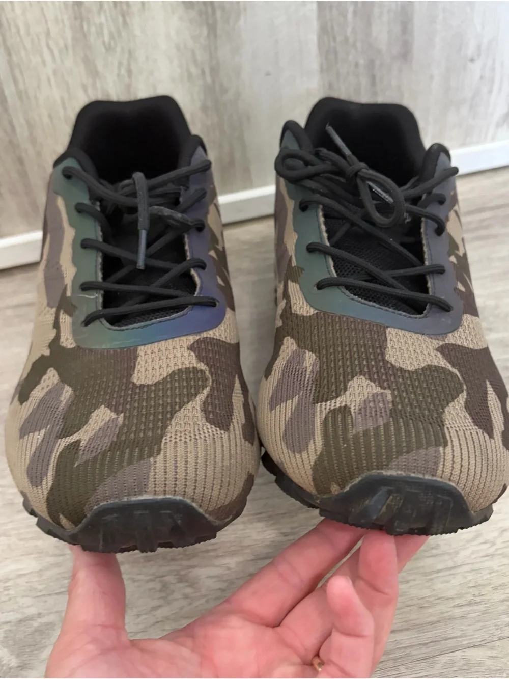 Kricely camouflage trail running shoes Men 48 Hiking Nature Sneaker